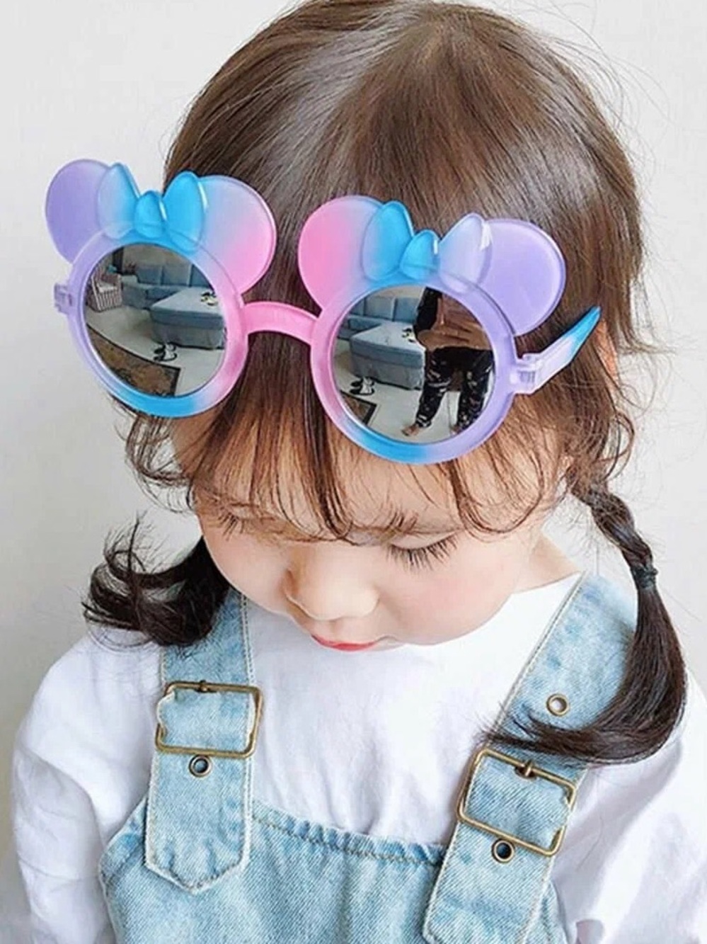 Kids' Gradient Mouse-Ear Sunglasses Pink/Purple minnie mouse Blue/Green disney